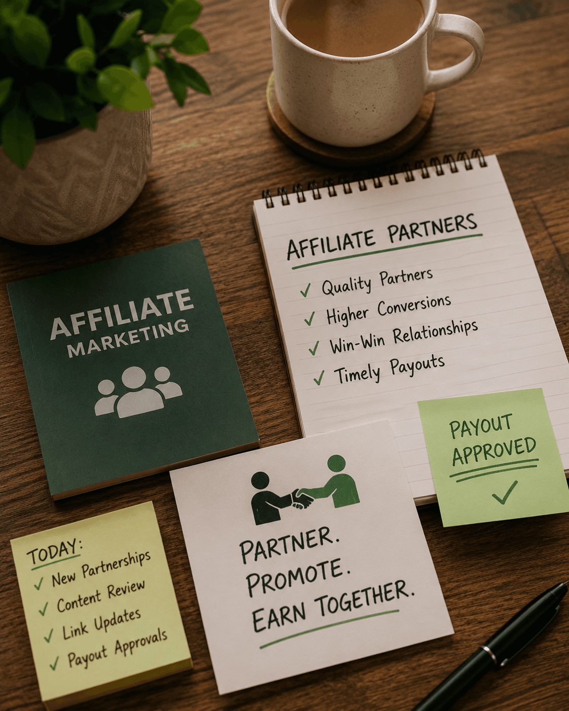 Affiliate marketing partnership and revenue growth strategy