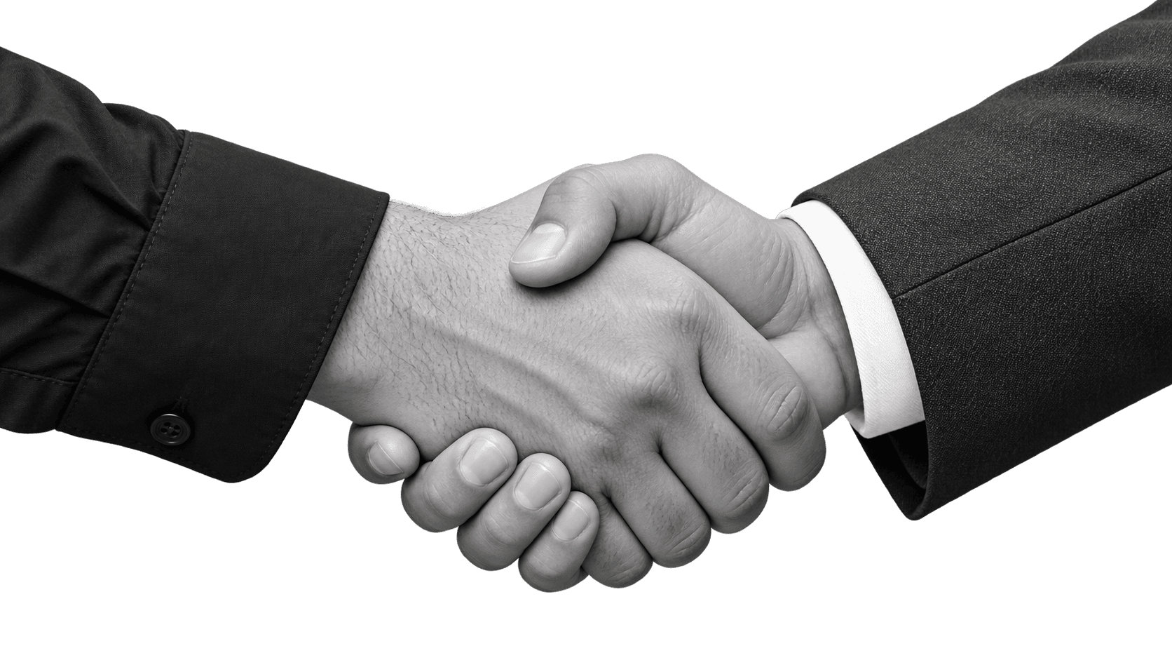A handshake representing an Ashwarya Infotech client partnership